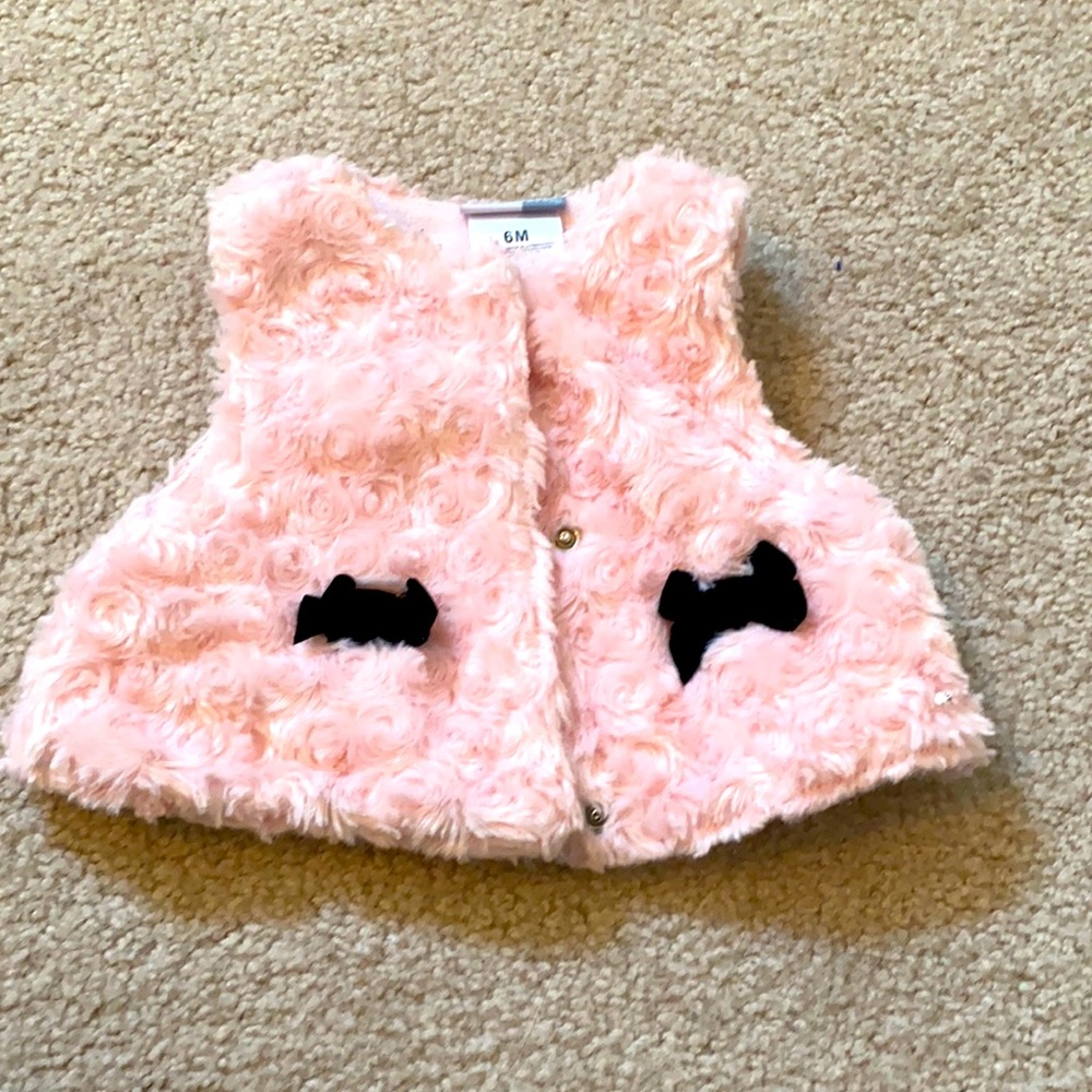 Pink baby vest